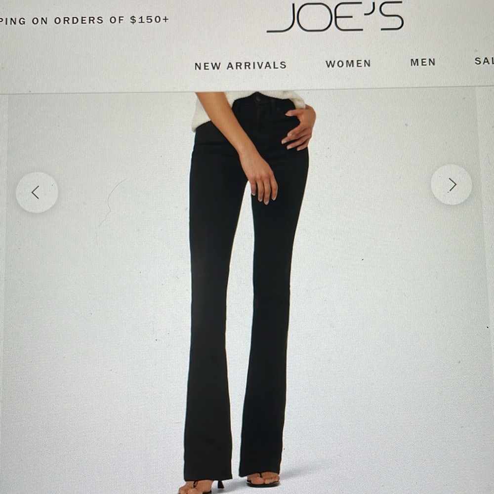 Joe's Jeans High Rise Black Women Jeans